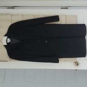 Black wool coat
